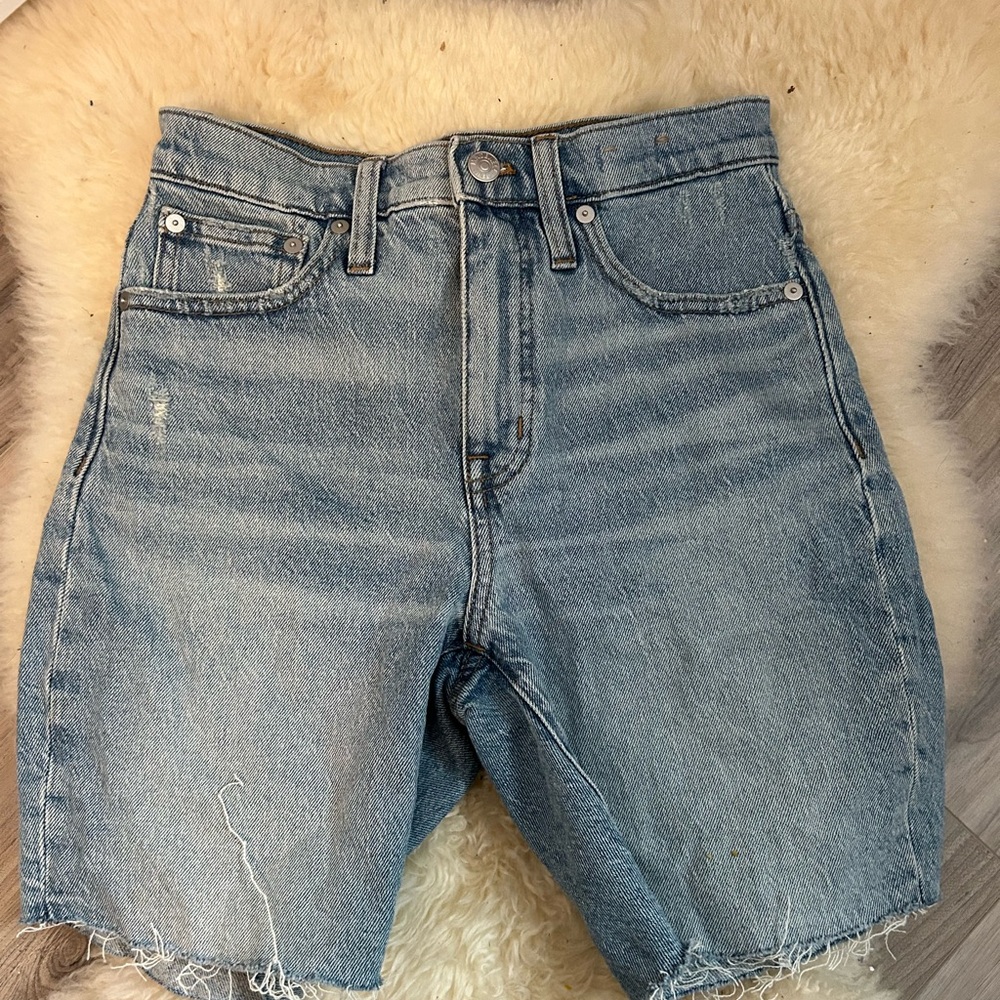 Madewell Blue Denim Shorts